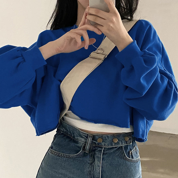 Women's Cropped Sweatshirt Lisslune