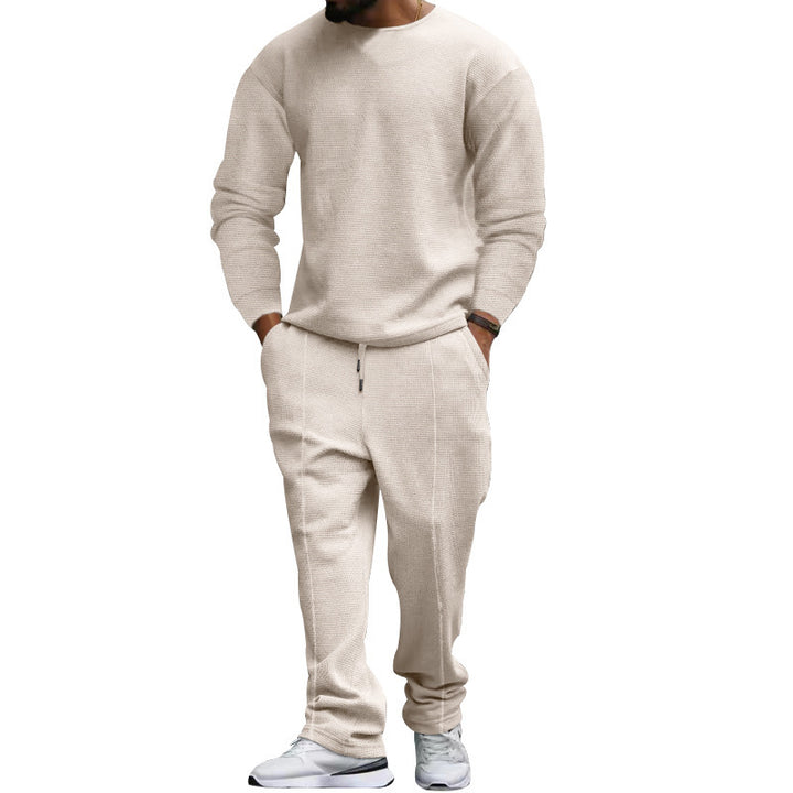 Men's Comfortable Casual Sweater with Matching Chino Pants Lisslune