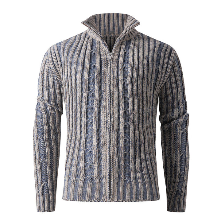 Men's striped knit sweater Lisslune