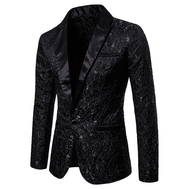 Men's Sequin Blazer with Elegant Design Lisslune