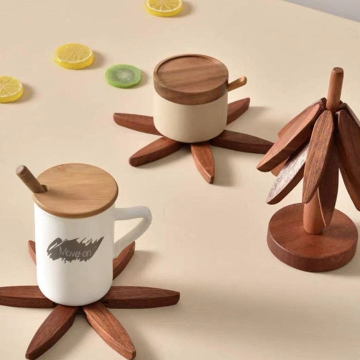 Lisslune | Noble tree coasters in wood look