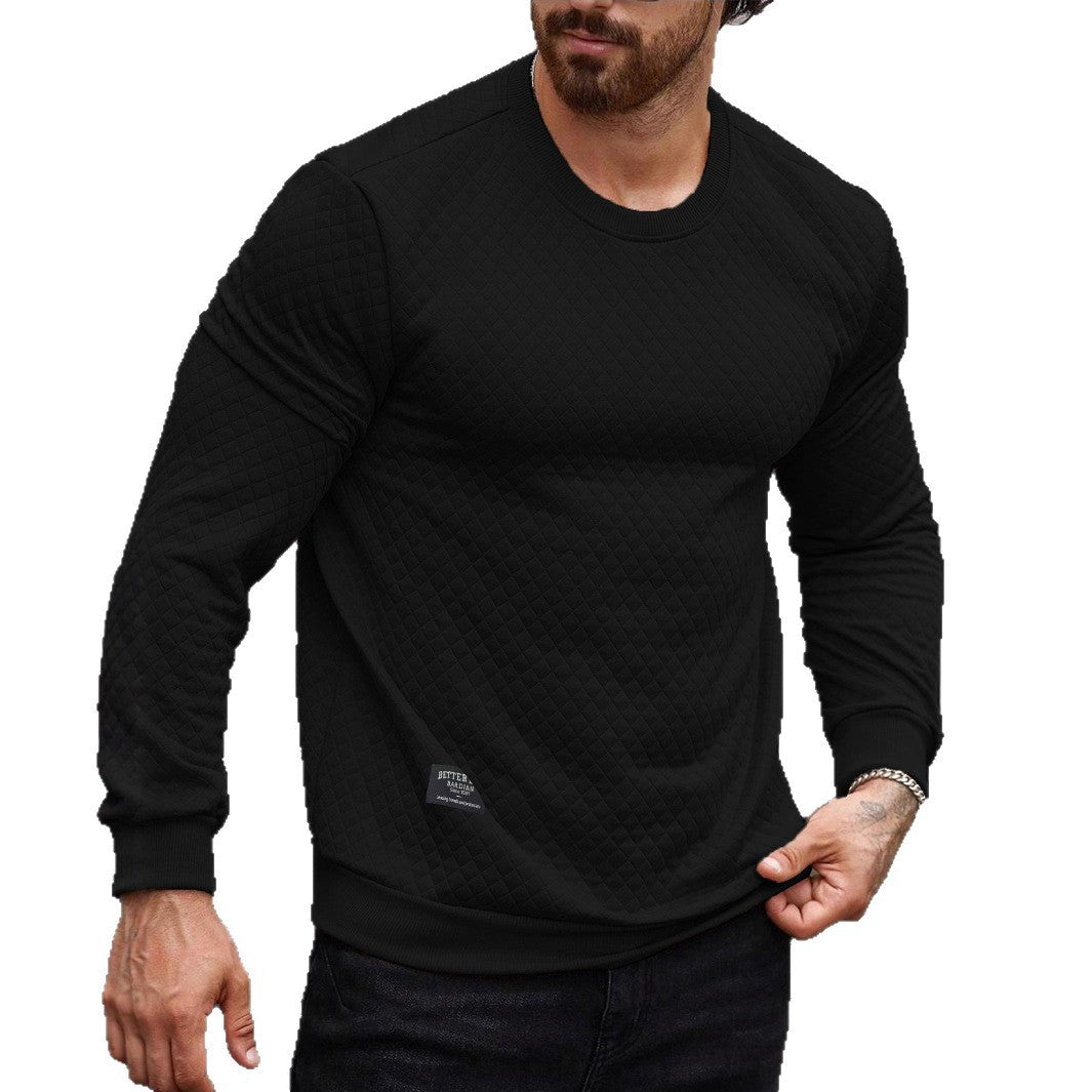 Men's Textured Sweatshirt Lisslune