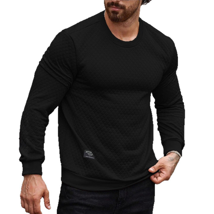 Men's Textured Sweatshirt Lisslune
