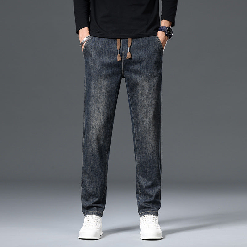 Men's casual joggers with elastic waistband and practical side pockets Lisslune