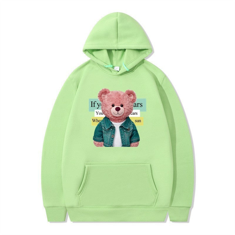 Women Hoodie with cute bear motif Lisslune