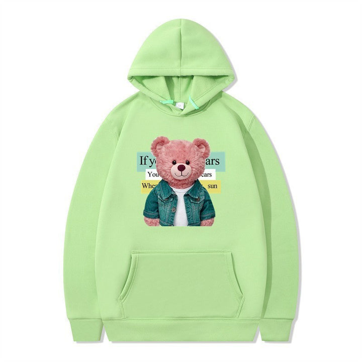 Women Hoodie with cute bear motif Lisslune