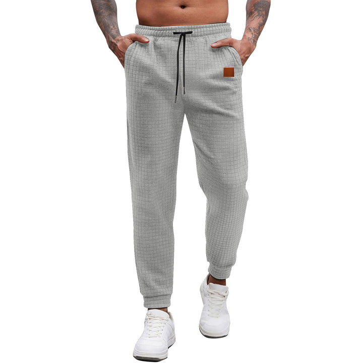 Men's Comfortable Sporty Sweatpants with Elastic Waistband and Practical Pockets Lisslune