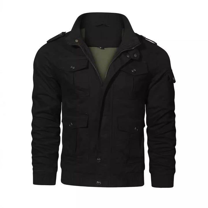 Men's Fashionable Utility Jacket with Practical Pockets Lisslune