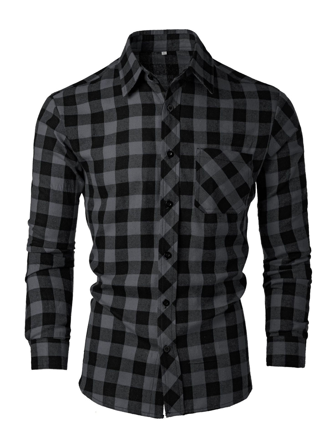 Men's Checked Flannel Shirt Lisslune