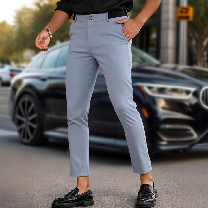 Men's modern slim-fit pants with elegant cut and high-quality fabric Lisslune