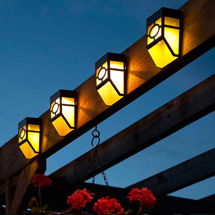 Lisslune | HikariGlow – Japanese-Inspired Solar Wall Light for Outdoor Serenity