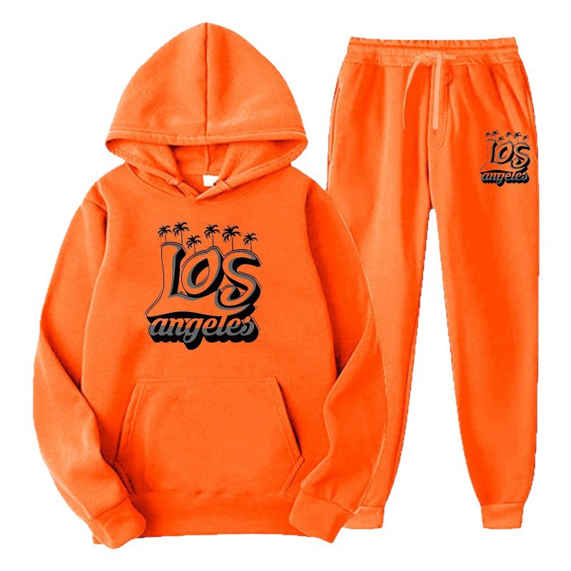 Women's Sporty Hoodie and Jogging Pants Set Lisslune