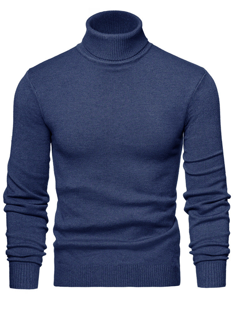 Men Timeless Turtleneck Sweater made of Soft Wool Lisslune