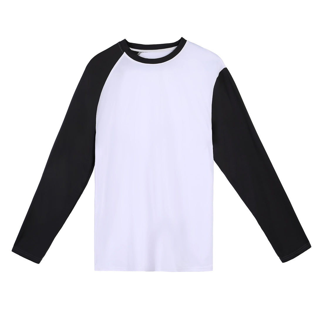 Men's Sports Long Sleeve Shirt with Breathable Inserts and Moisture-Regulating Material Lisslune