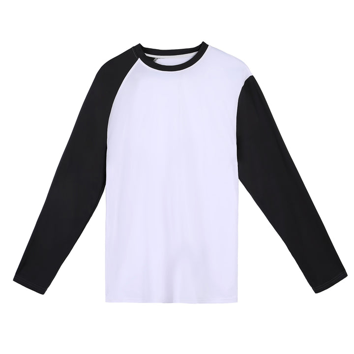 Men's Sports Long Sleeve Shirt with Breathable Inserts and Moisture-Regulating Material Lisslune
