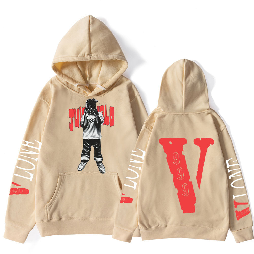 Women's hooded sweatshirt with artistic print and comfortable fit Lisslune