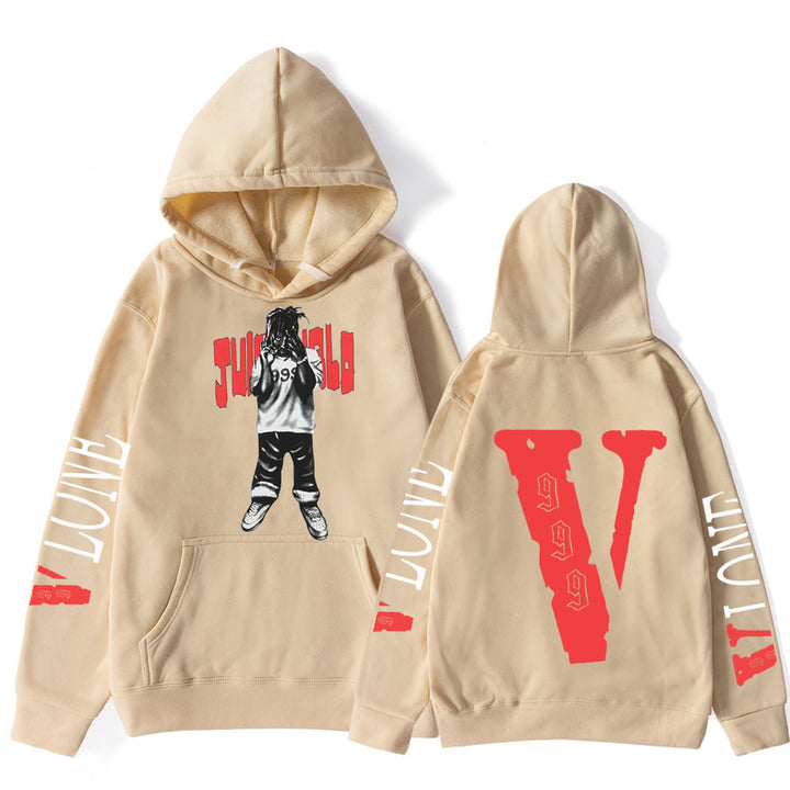 Women's hooded sweatshirt with artistic print and comfortable fit Lisslune