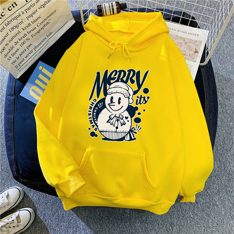 Women's hoodie with cheerful Christmas motif Lisslune