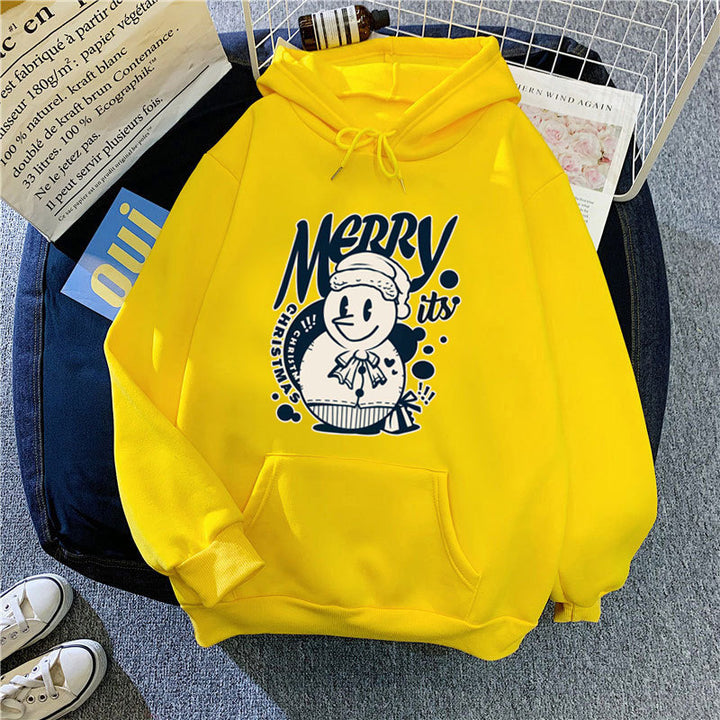 Women's hoodie with cheerful Christmas motif Lisslune