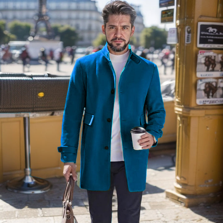 Men's stylish leisure coat with practical pockets and elegant cut Lisslune