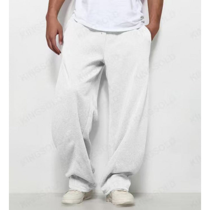 Men's loose-fitting jogging pants with a casual cut and practical pockets Lisslune
