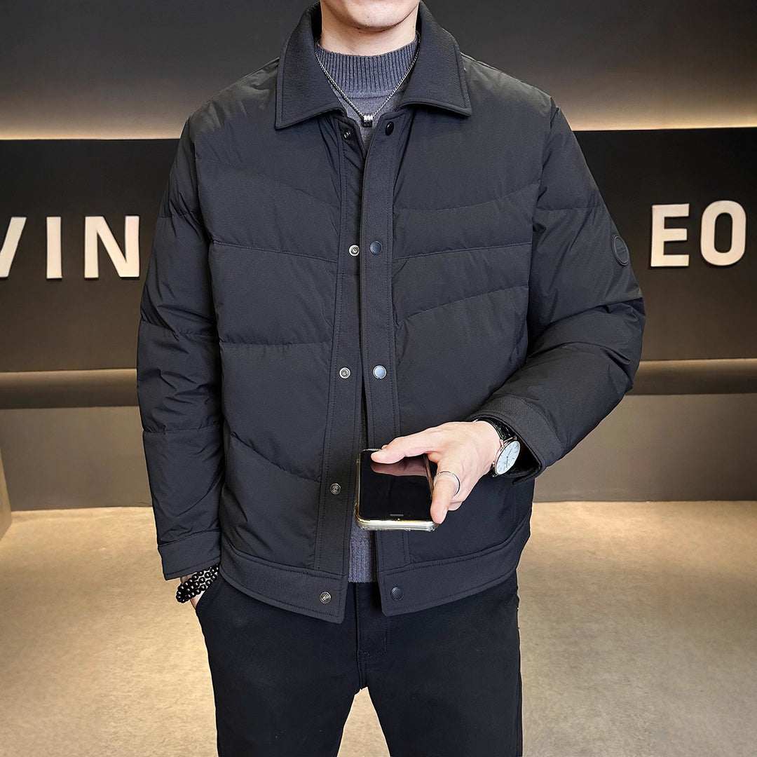 Men's Padded Quilted Jacket with Modern Cut Lisslune