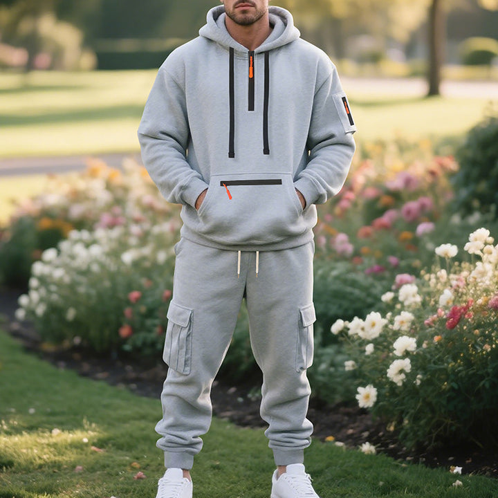 Men's tracksuit with practical pocket design Lisslune