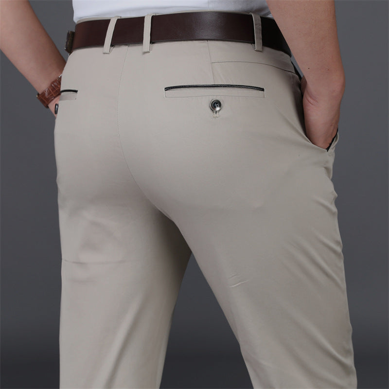 Men's modern chino pants with elegant pockets Lisslune