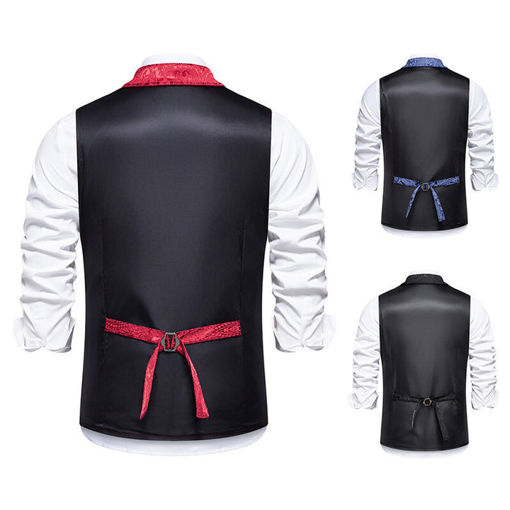 Men's elegant waistcoat with intricate pattern and high-quality fabric Lisslune