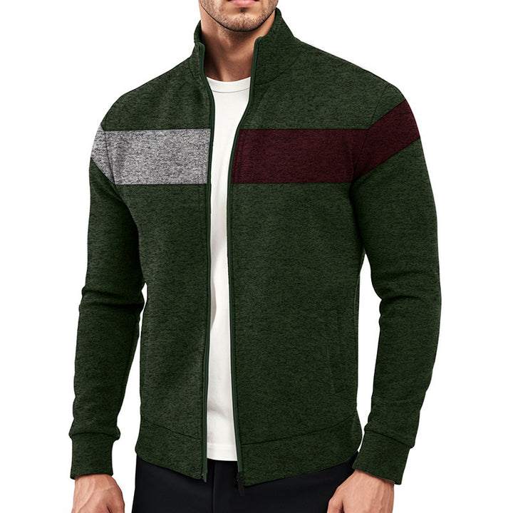 Men's sports jacket with modern cut and functional zipper Lisslune