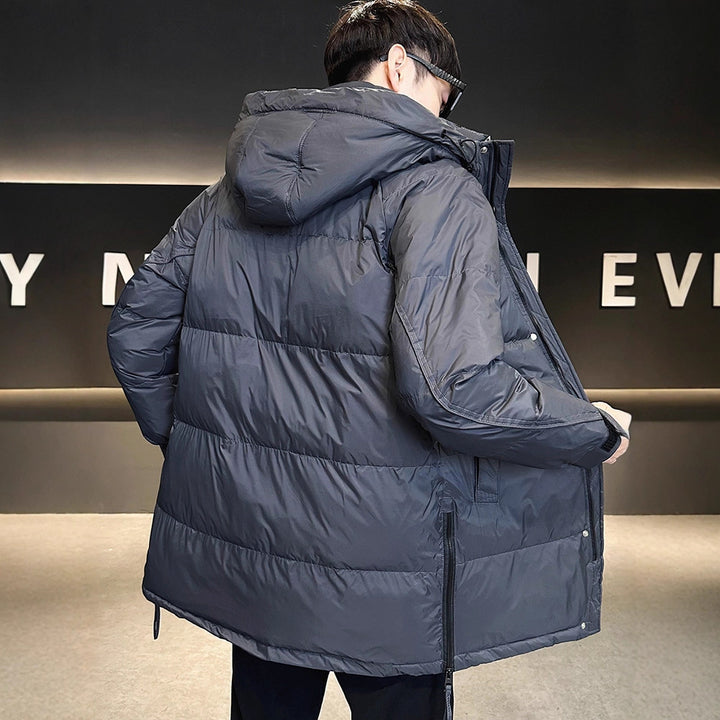Men's Insulated Quilted Jacket with Practical Hood Lisslune