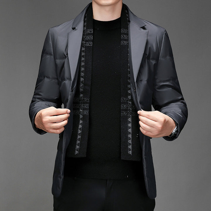 Men's Quilted Blazer with Thermal Filling Lisslune