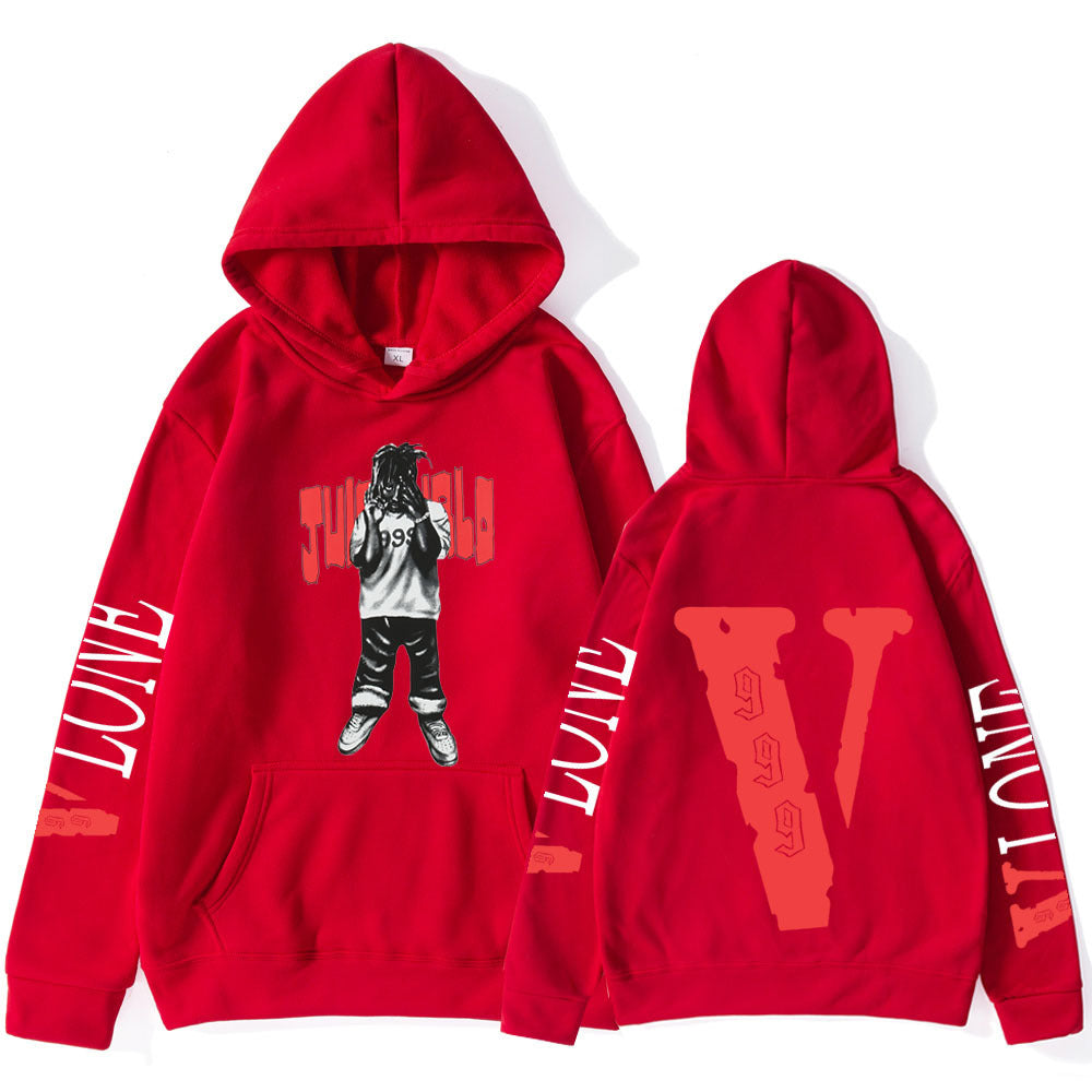 Women's hooded sweatshirt with artistic print and comfortable fit Lisslune