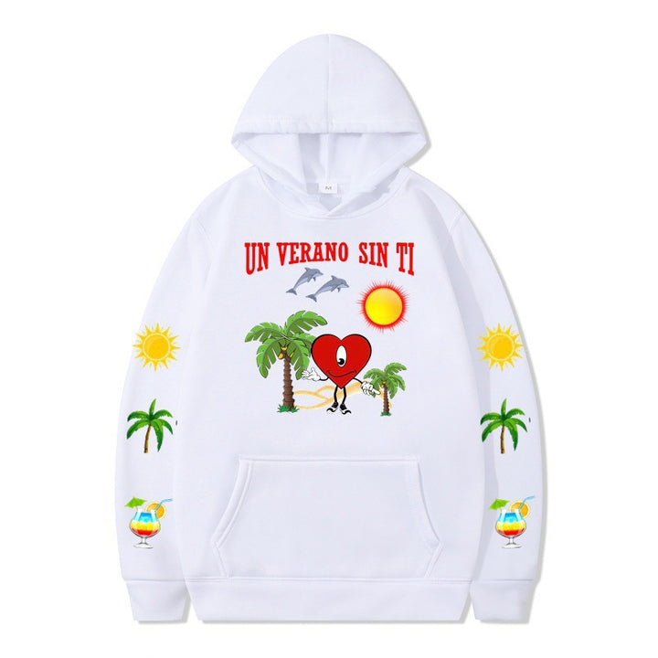 Women's hoodie with vibrant summer motif and comfortable fit Lisslune