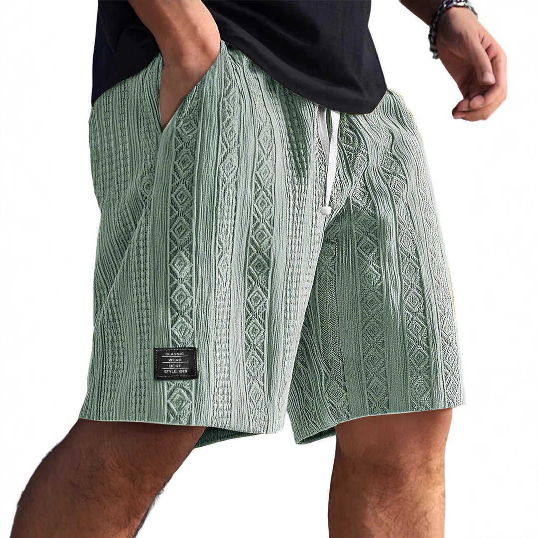 Men's Stylish Leisure Pants in Casual Knit Design Lisslune