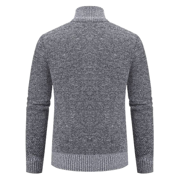 Men's cardigan with modern geometric patterns Lisslune