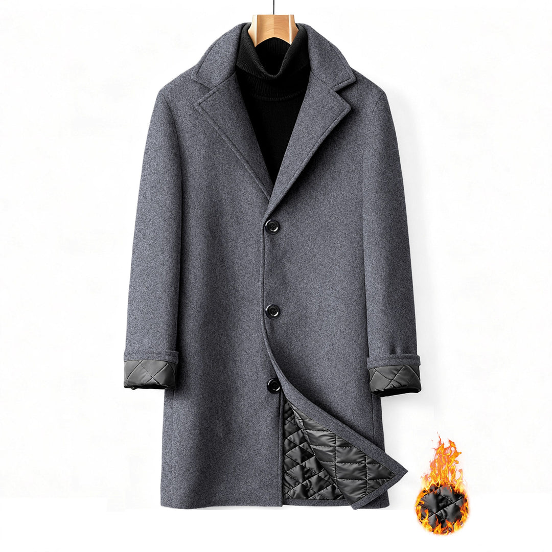 Men's classic and stylish wool coat Lisslune