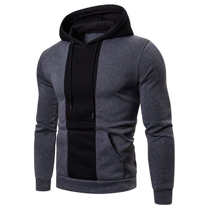 Men's hoodie with modern color block design Lisslune
