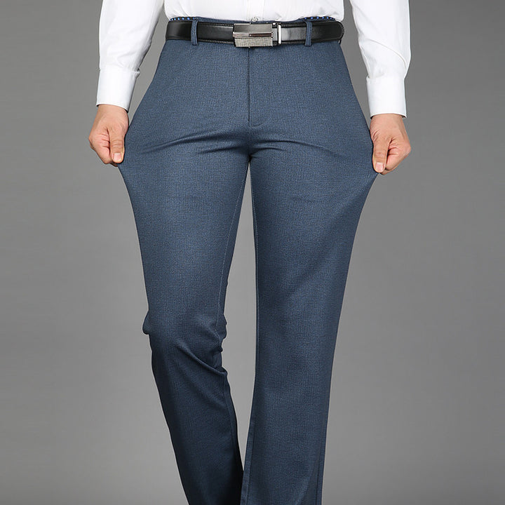 Men's Elegant Suit Pants with Stylish Pocket Design Lisslune