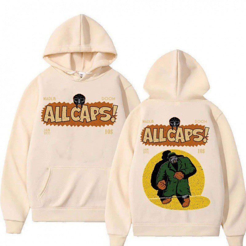 Women’s hoodie with creative comic print Lisslune