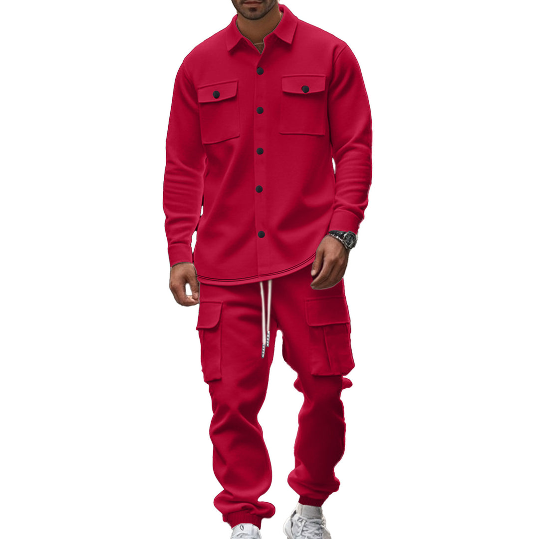 Men's Casual Cargo Set Lisslune
