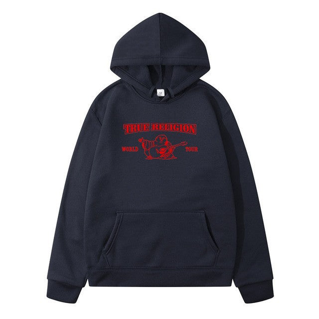 Women's Hooded Sweater with Eye-Catching Logo Design Lisslune