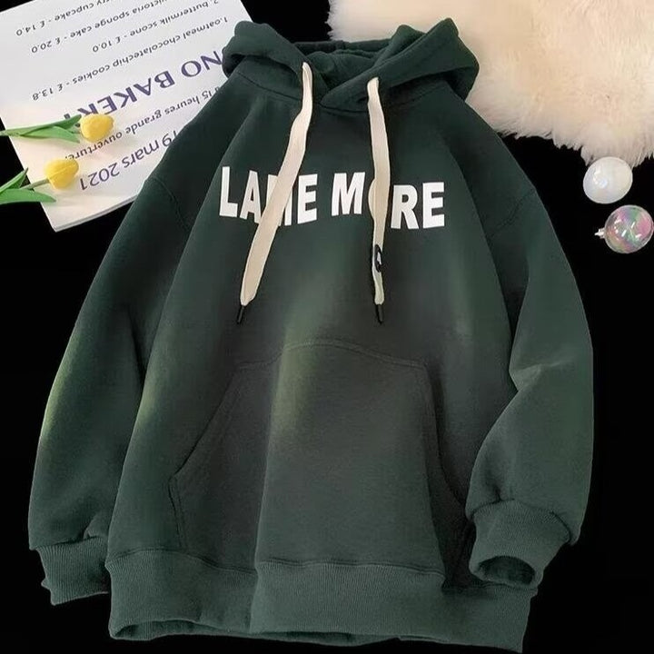 Women's hoodie with modern lettering and exclusive design Lisslune