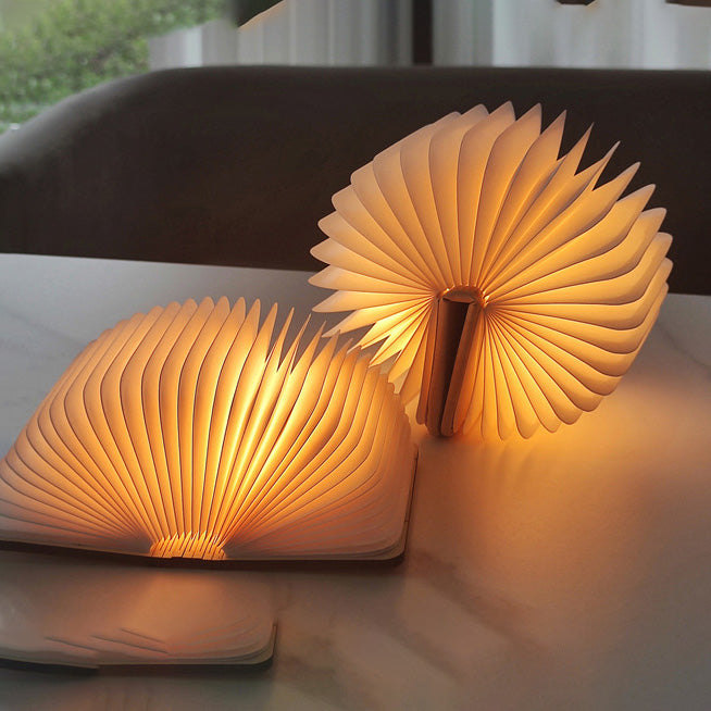 Lisslune | 📖 Wood book lamp - For desk study gift decoration light