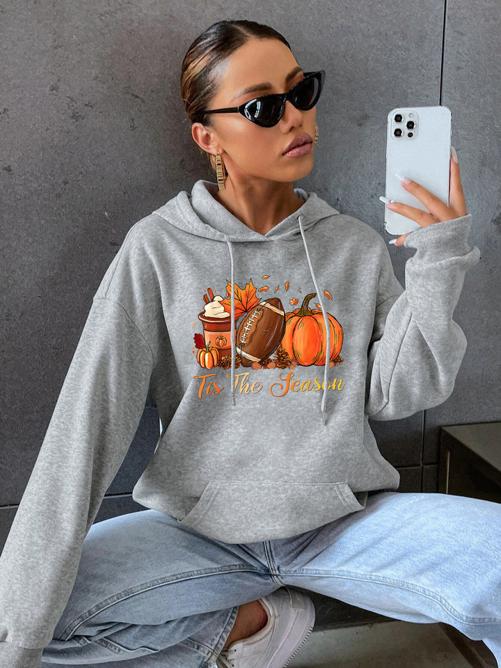 Women's hoodie with autumn motif and comfortable fit Lisslune