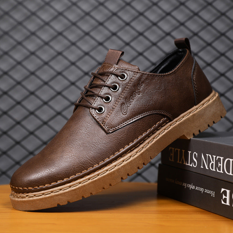 Men's lace-up shoes with modern upper material made of high-quality leather and comfortable sole Lisslune