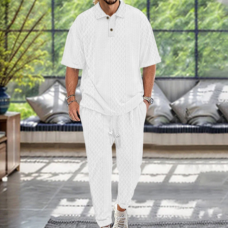 Men's Casual Tracksuit with Fashionable Structure Design Lisslune