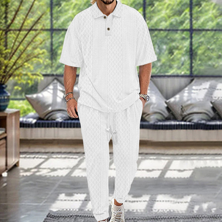Men's Casual Tracksuit with Fashionable Structure Design Lisslune