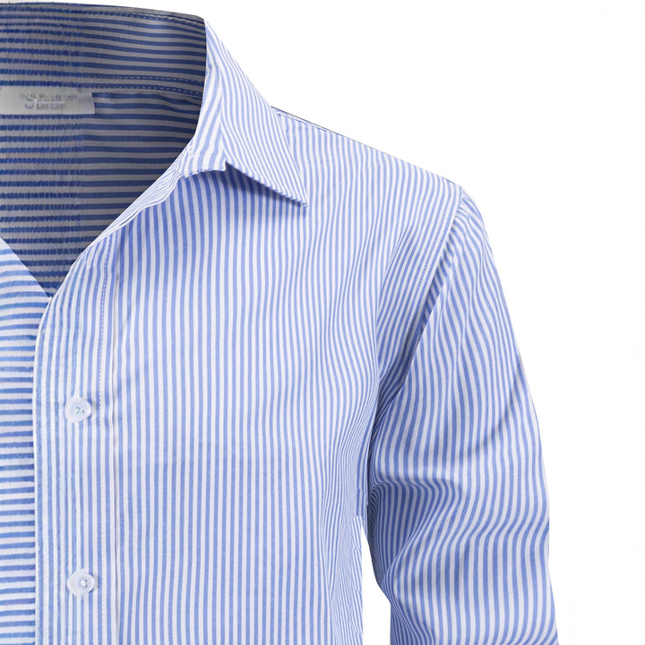 Men's elegant striped shirt with modern details Lisslune