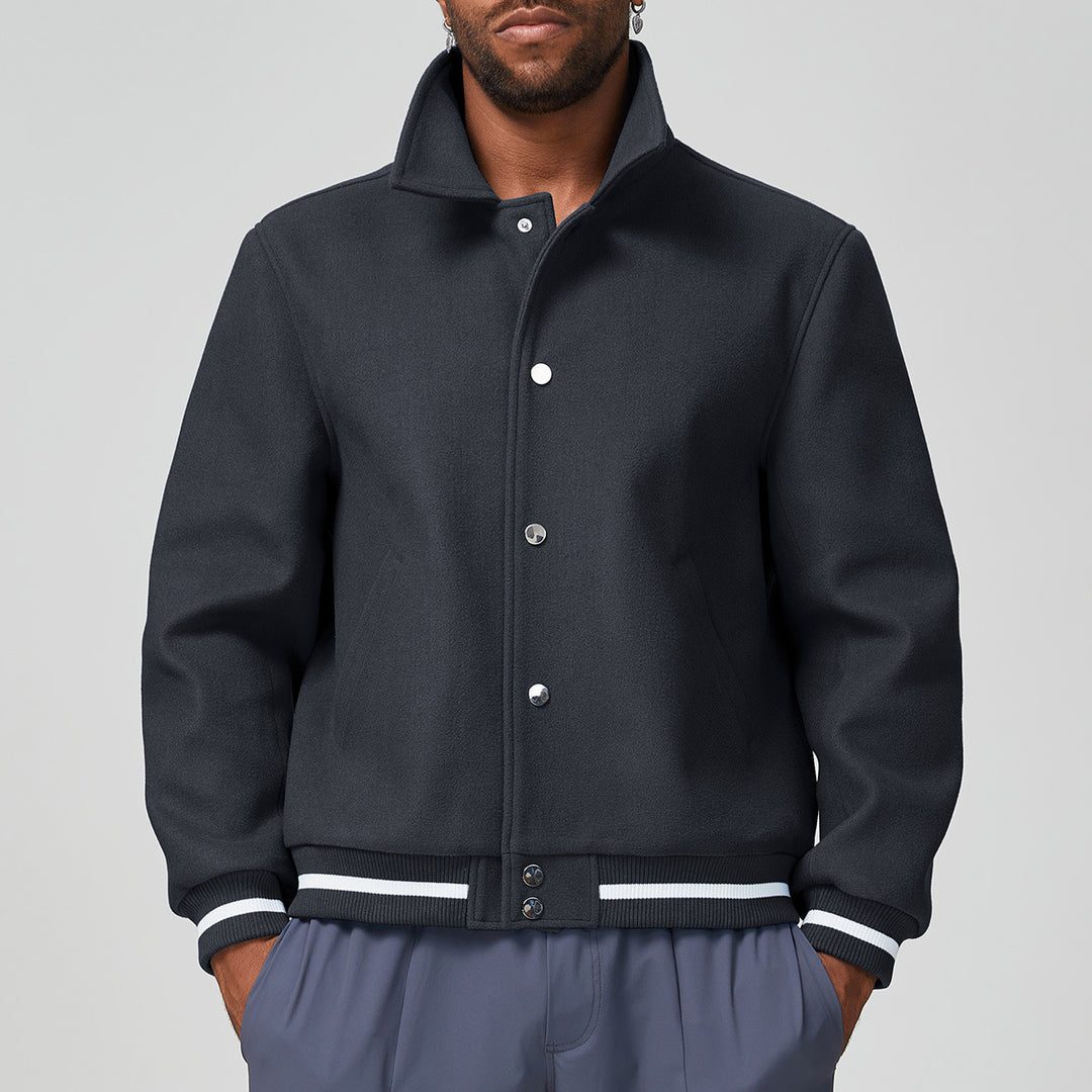 Men's Casual Jacket with Classic Collar Lisslune